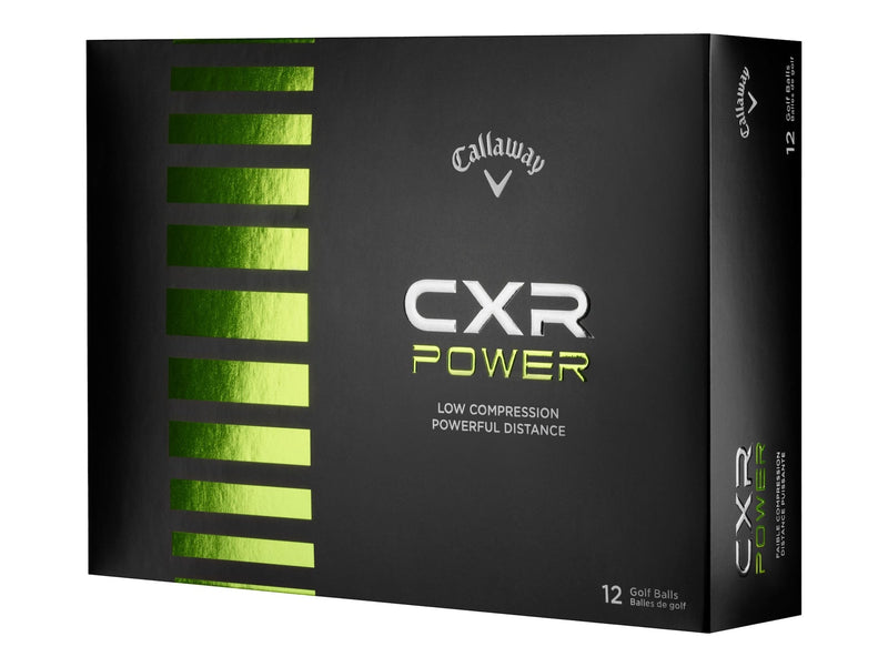 CXR Power Golf Ball, White, 12-pk T0880