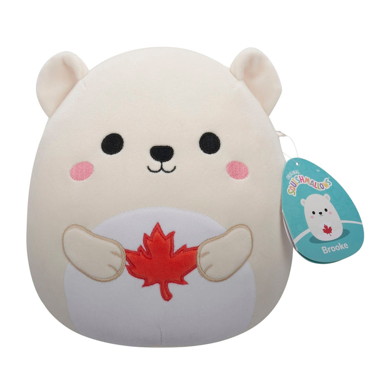 Canada Day Polar Bear Plush, 8-in C2383