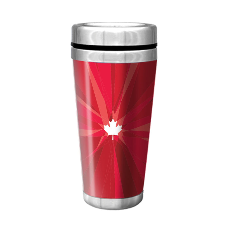 Stainless Steel Travel Mug For Fans/Collectors, Red, 16-oz N2432
