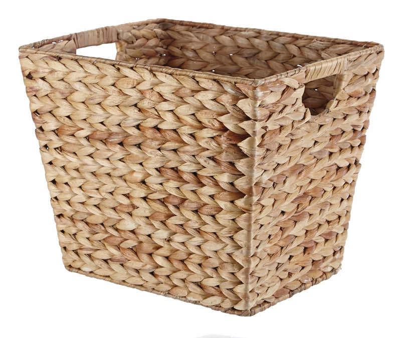 Emery Rectangular Hand Woven Storage Basket, 14.57 x 12 x 12-in J2873