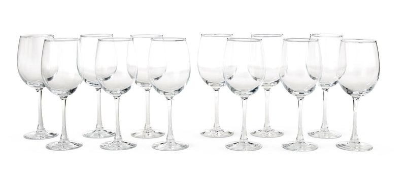 Lead-Free Stemmed Wine Glass Set, 15.5-oz, 12-pk O3976