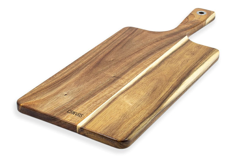 Long Acacia Wood Serving Paddle with Handle, 17.5-in E6856
