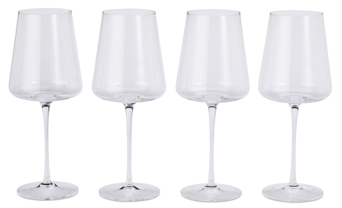Modern Lead-Free Stemmed Wine Glass Set, 4-pk