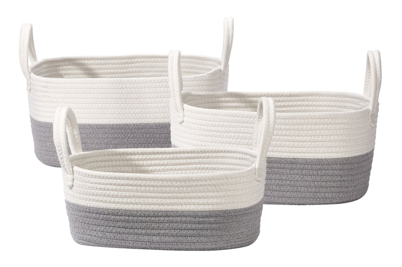 Nesting Rope Baskets Set, 3-pk Z2503