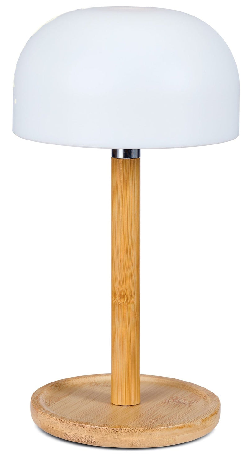Outdoor Rechargable Bamboo Mushroom Lamp, Multiple Colour Modes X0851