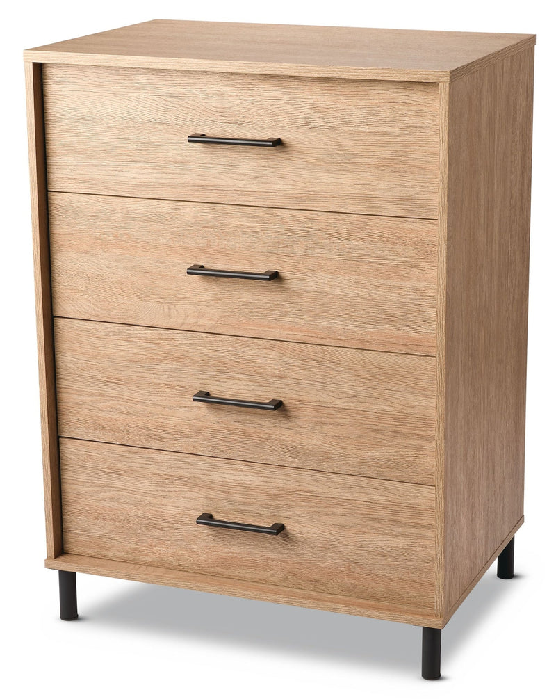 Sarnia 4-Drawer Dresser Chest, Oak G9076
