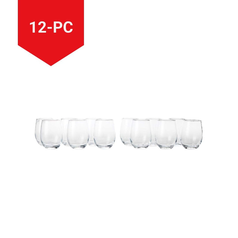 Stemless Wine Glass Set, 18.5-oz, 12-pk B7735