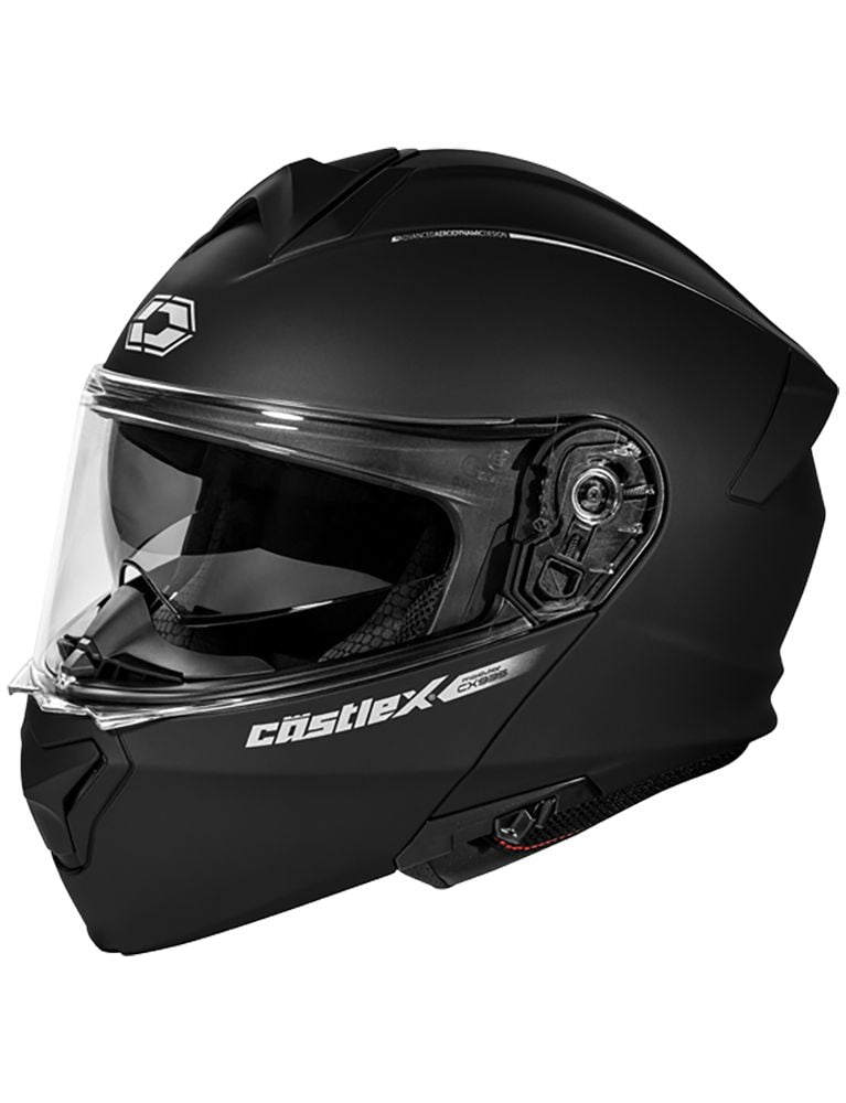 X CX935 Adult Full Face Modular Motorcycle Helmet, Matte Black G0792