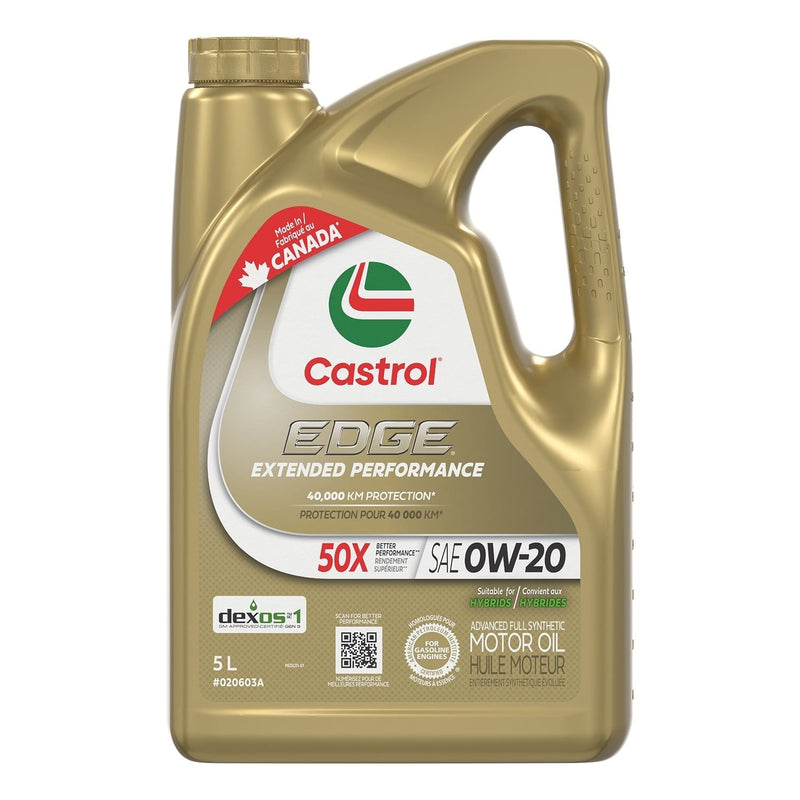 EDGE Extended Performance 0W20 Synthetic Engine/Motor Oil, 5-L P3668