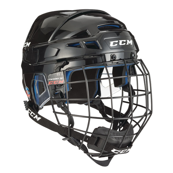 XT85 Hockey Helmet & Cage Combo, Junior/Senior, Black, Various Sizes F9648