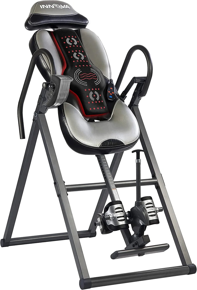 INNOVA HEALTH AND FITNESS ITM5900 Advanced Heat and Massage Inversion Table sgtnighsdesigns I5748