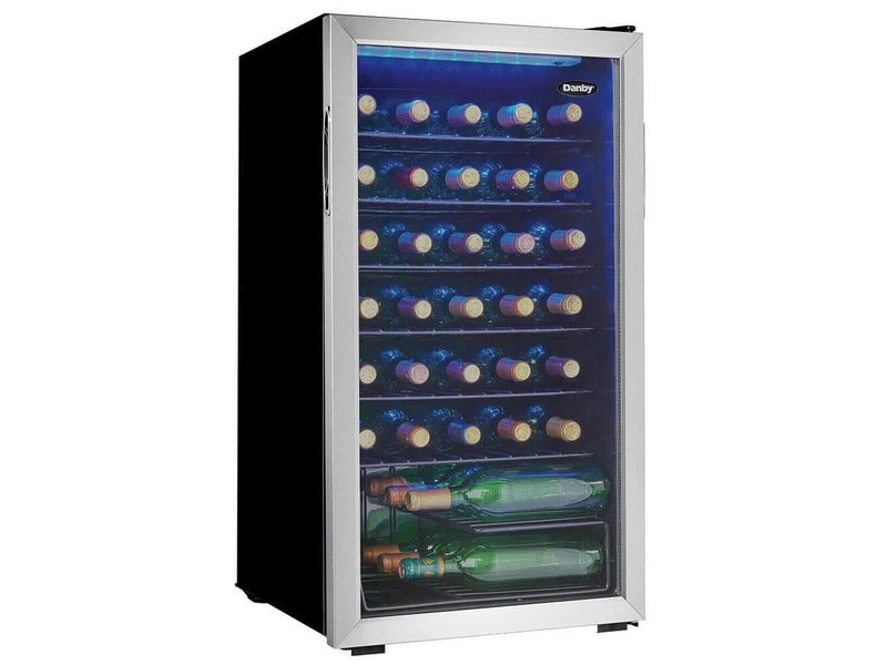 Danby 36 Bottle Free-Standing Wine Cooler in Stainless Steel (DWC036A1BSSDB-6) G4538