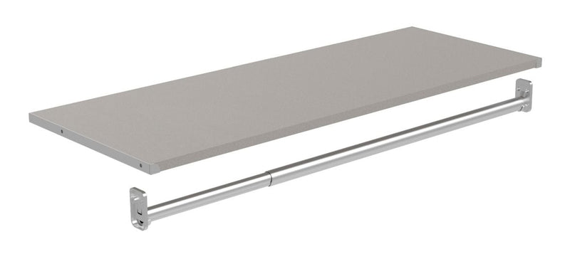 Modular Shelf & Hang Rod Kit, Taupe I1819