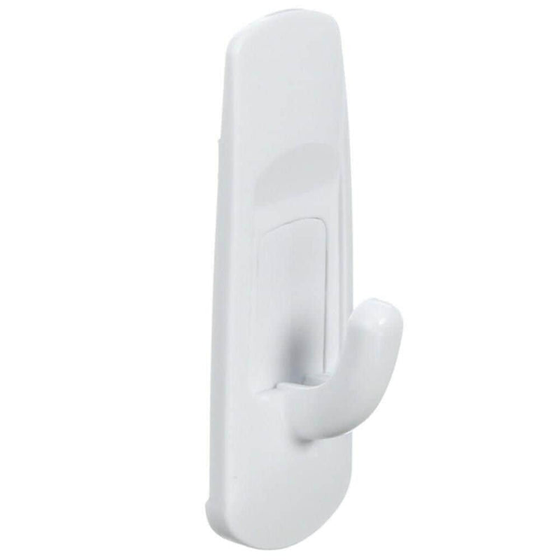 Small Utility Hooks Value Pack with Adhesive Strips, White, 1-lb, 6 Strips per Pack M615