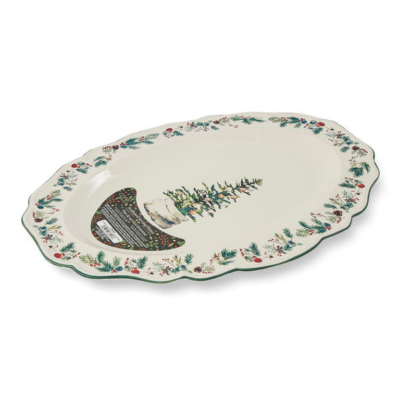 29-cm Dishwasher Safe Winter Berry Serving Platter S5498
