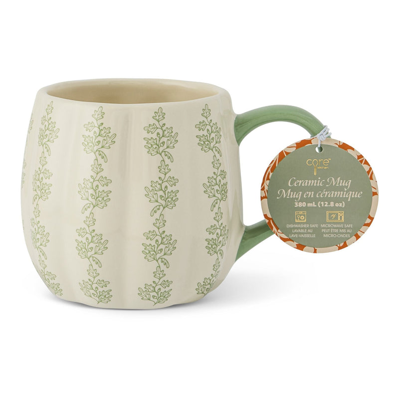 380-mL Dishwasher Safe Cream/Sage Harvest Mug D2054