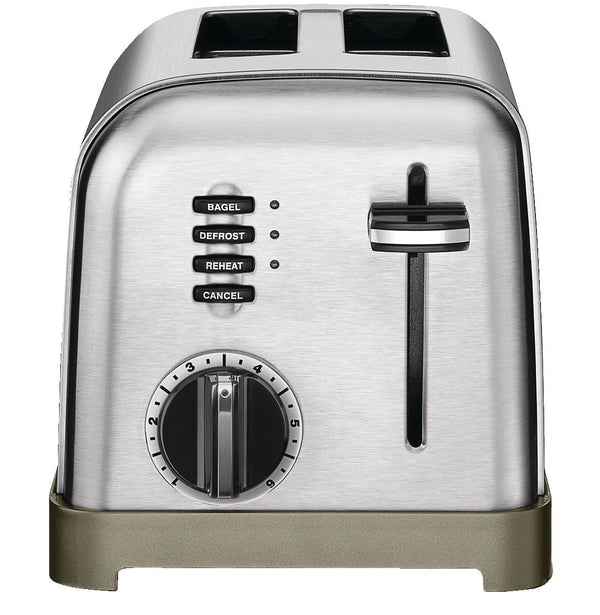 Metal Classic Toaster with 6 Settings, Stainless Steel, 2-Slices R4448