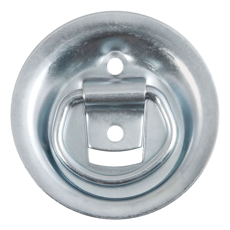 83710 1-1/8-in x 1-5/8-in Recessed Tie-Down Ring (1000-lb, Clear Zinc) D6594