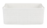 Medium Jute Weave Nesting Storage Basket, White