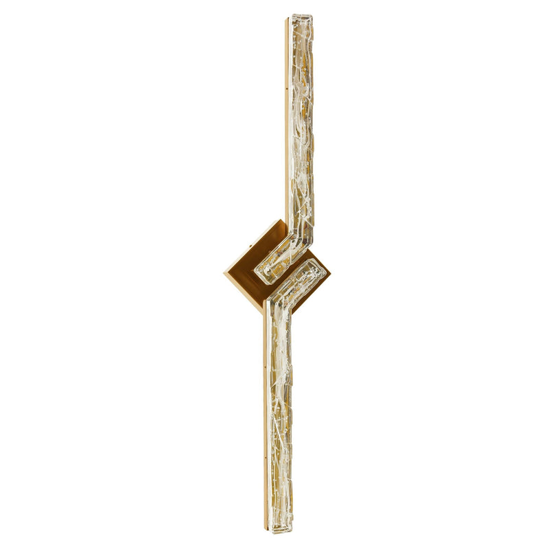 Contour Integrated LED 33in Brass Vanity Light D5600