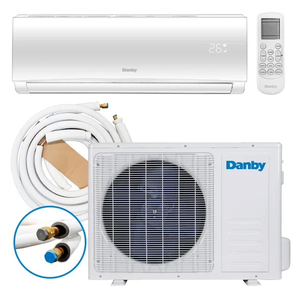 Danby 12,000 BTU SACC Quick Connect Mini-Split Air Conditioner with Heat pump and Variable Speed Inverter O7373