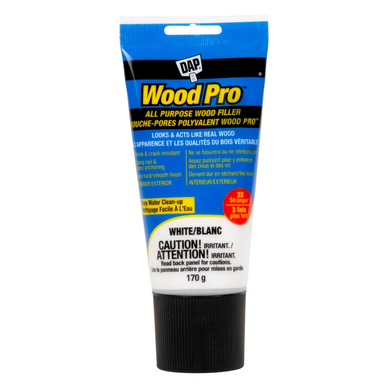WOODPRO Latex All Purpose Wood Filler, White, 170-g P6192