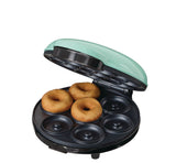 Express Mini Compact Electric Donut Maker, Non-Stick Surface, Aqua