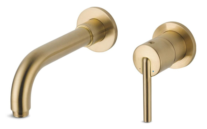 Trinsic 1-H Wall-Mount Lav Faucet Trim, Champagne Bronze Q2673