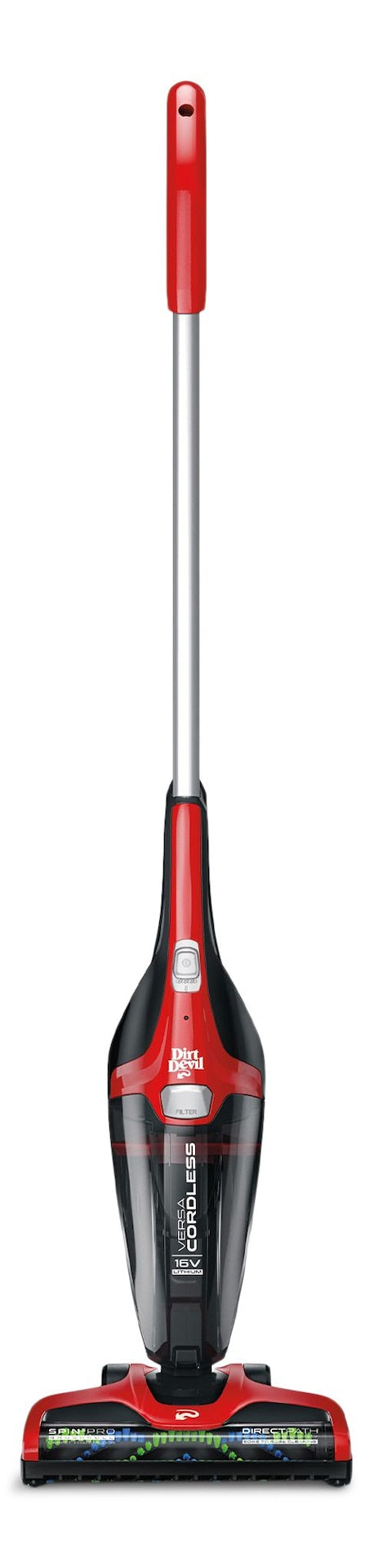 Dirt Devil Versa Cordless Stick Vacuum, Lightweight, Red P0758