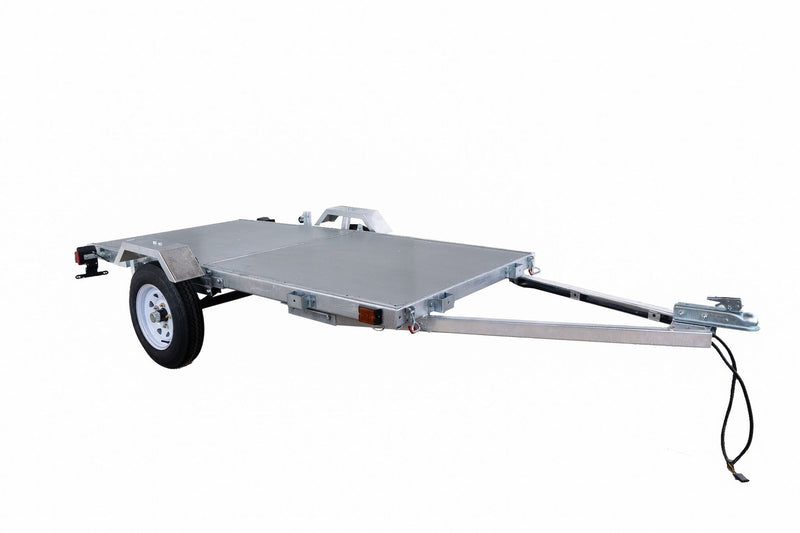 4x8-ft Single-Axle Galvanized Folding Utility Trailer G1620
