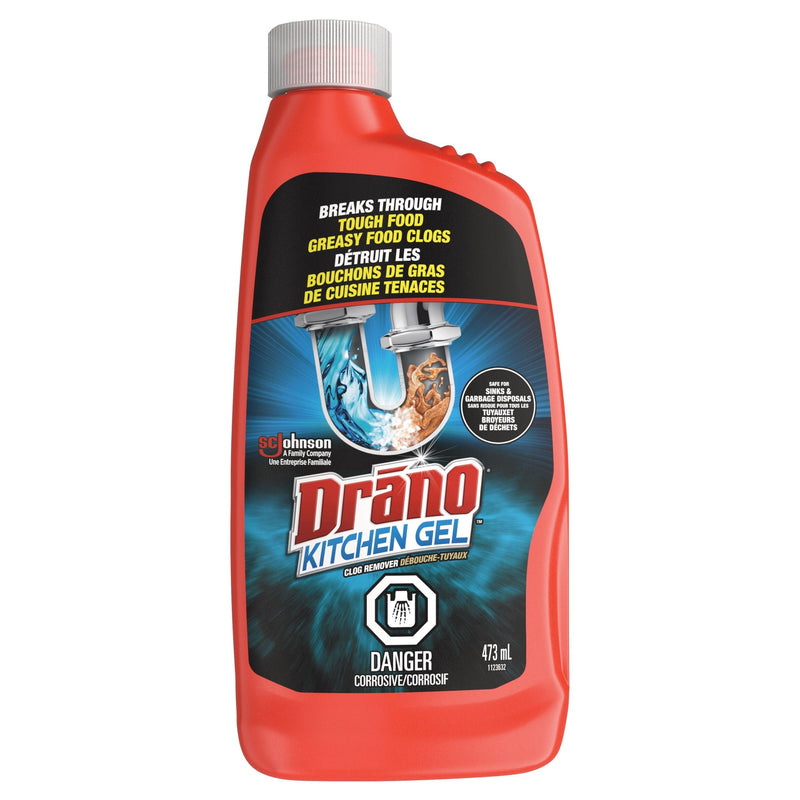 Kitchen Gel Drain Clog Remover & Cleaner, 473mL X1941