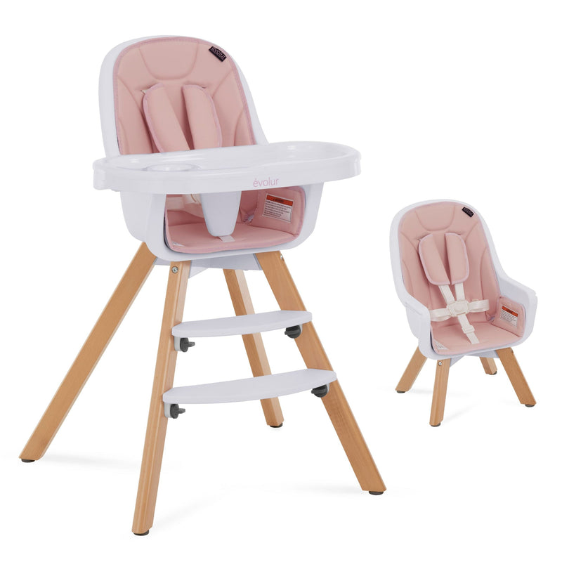 Zoodle Convertible High Chair, Pink K7877