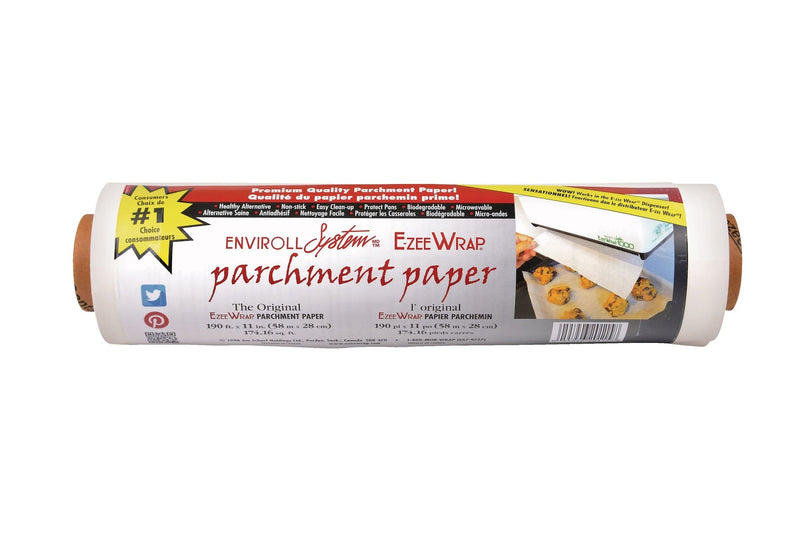 Parchment Paper, 190-ft Roll, for Baking & Cooking O163