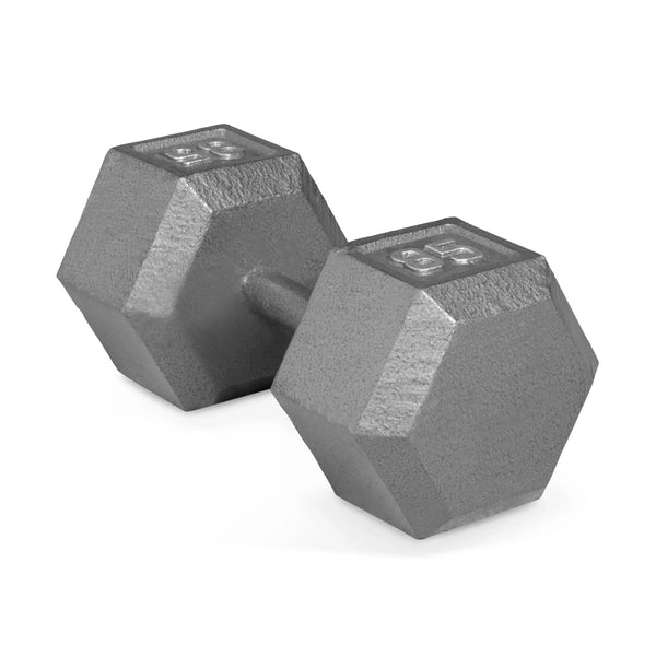 CAP Barbell 85lb Cast Iron Hex Dumbbell, Single C5149