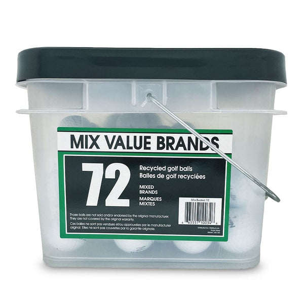 Grade B Mixed Recycled Golf Balls, 72-pk C9101