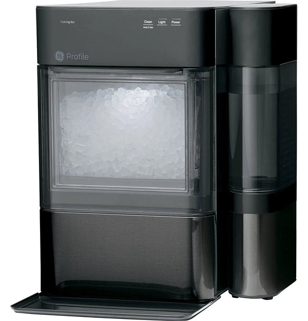 Countertop Nugget Ice Maker | Ice Machine with WiFi Connectivity | Smart Home Kitchen Essentials | Black Stainless Z5405