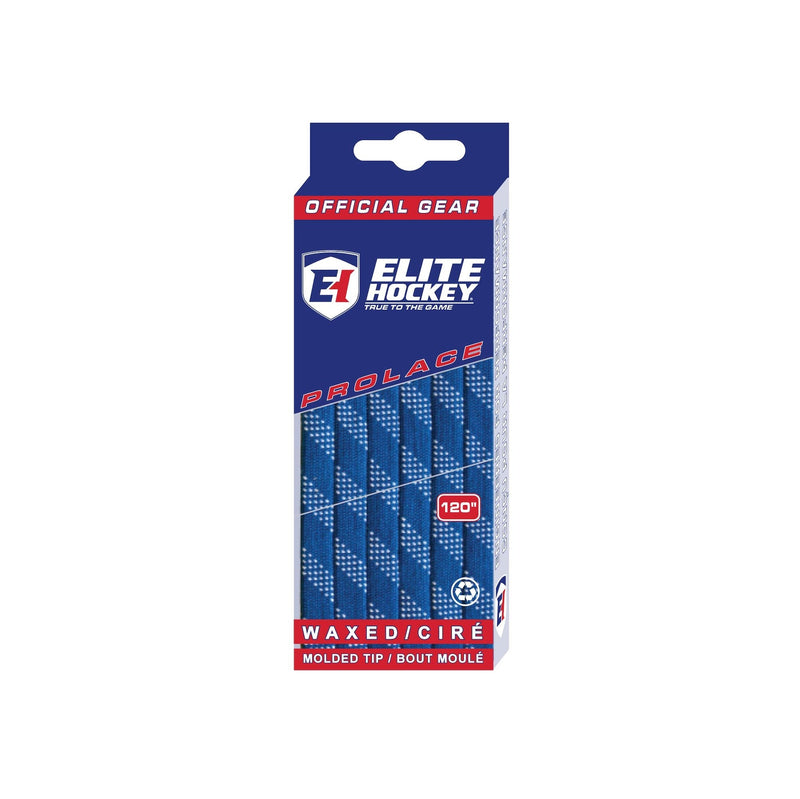 Hockey Prolace Skate Laces, Waxed, Navy, Assorted Sizes R6608