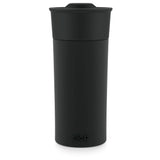 Ogden Ceramic Travel Mug, 16-oz, Black, with Silicone Insulated Sleeve