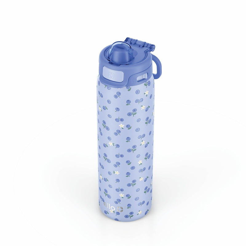 Pop & Fill Insulated Stainless Steel Kids' Water Bottle with Dual Sip & Chug Lid, Various Colours, 22-oz X4656