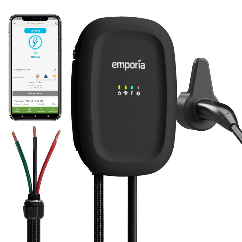 48A Wi-Fi Level 2 Hardwired NACS EV Charger O5879