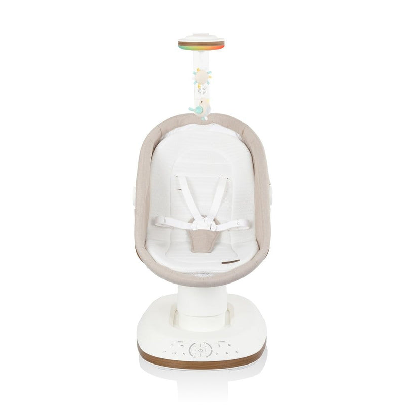 Elara 2-in-1 Smart Motion Swing and Soothing Nest, Beige J2523