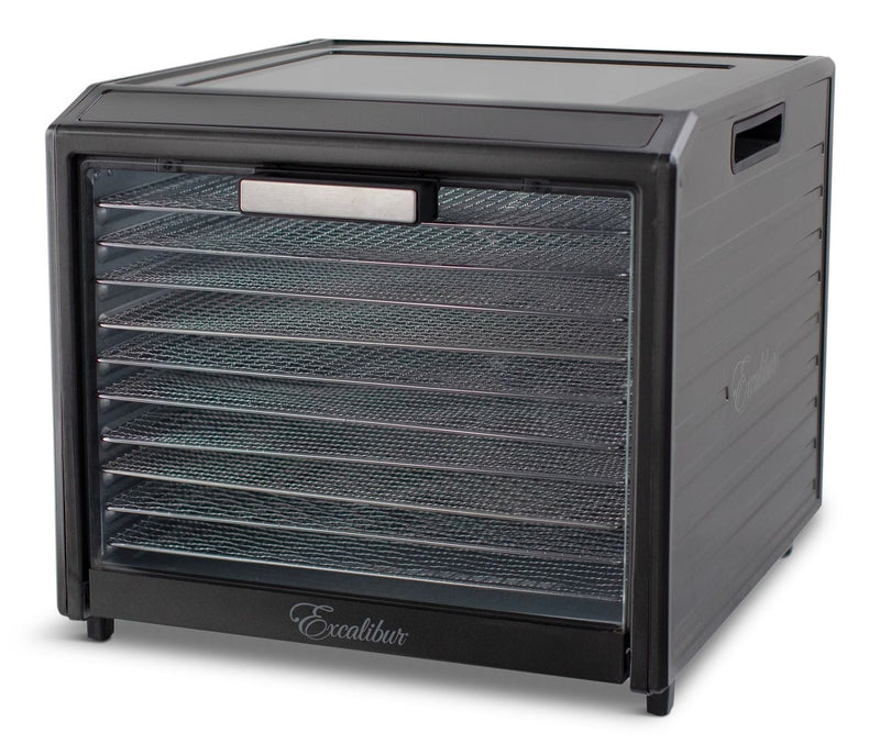 Performance Series 10-Tray Food Dehydrator, Steel, 700W, Stainless Steel, Black W0064
