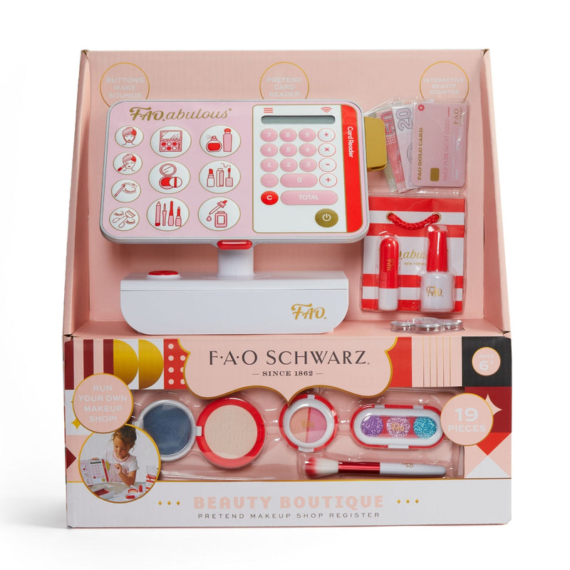 Beauty Boutique Cash Register, Pink/White X9600