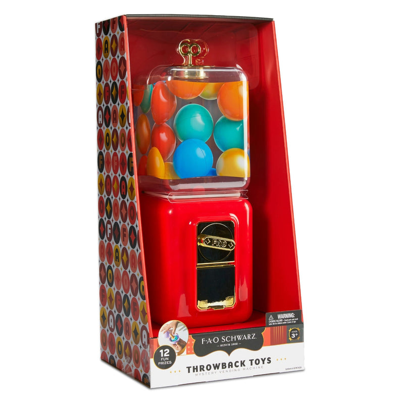 Throwback Toys Vending Machine, Red V3411