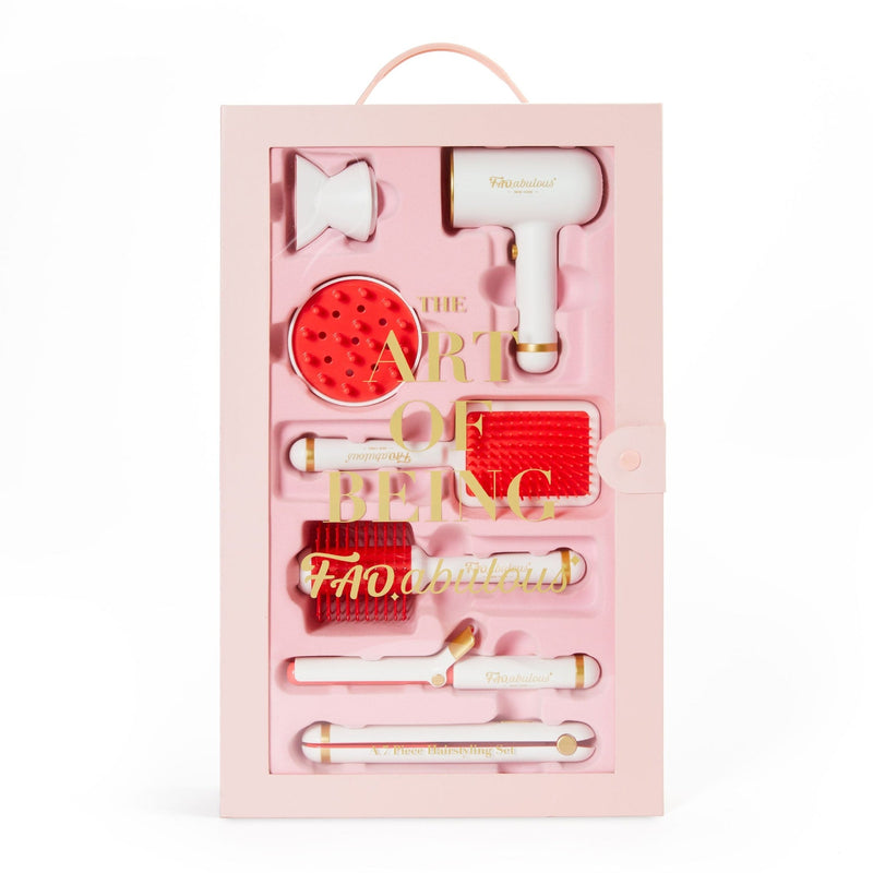 Toy Pretend Hair Stylist Playset, Pastel Pink W4719