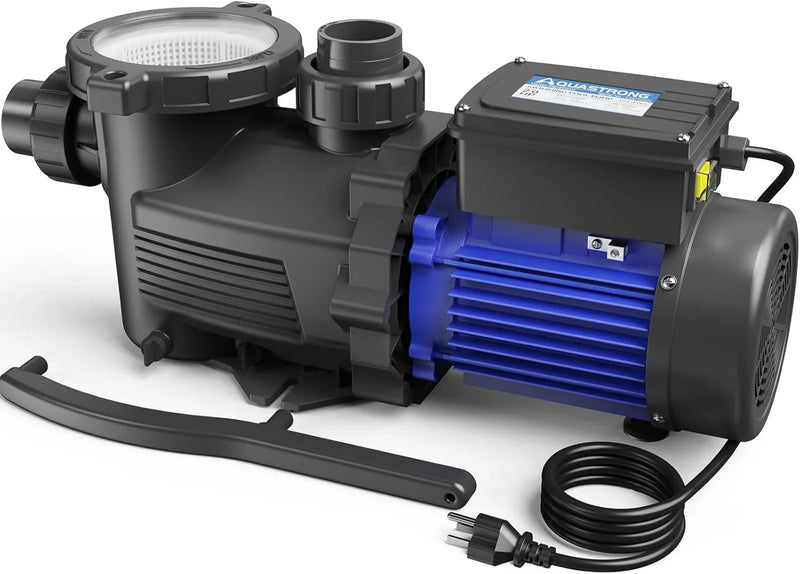 In/Above Ground Pool Pump, High Flow (with Timer, 2HP, 8917 GPH, 220V) S8862