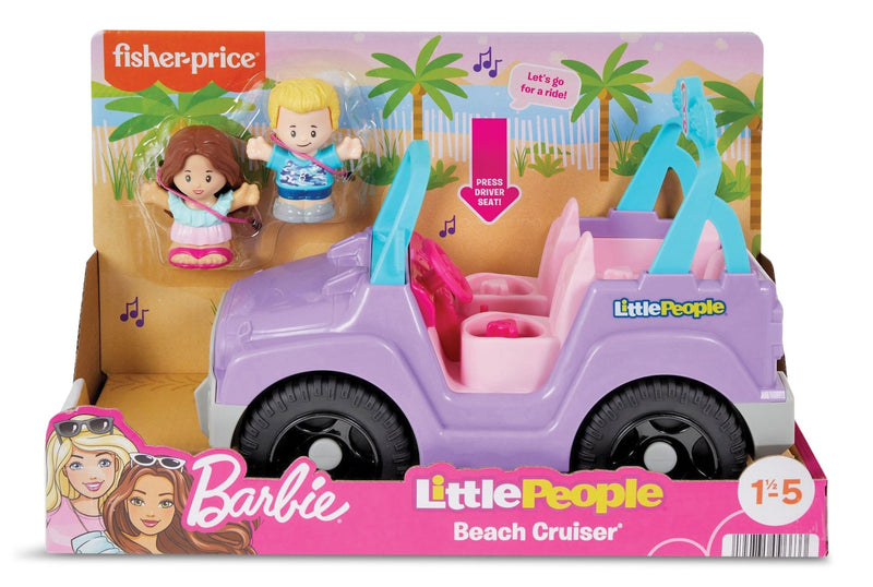 Little People Beach Cruiser & Figures Set for Kids, 3-Pc, Ages 18 m - 5 yrs T8290