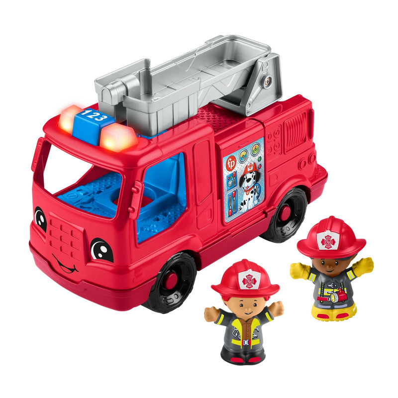 Little People Fire Truck Musical Toddler Toy with Lights, Sounds & 2 Figures C6760