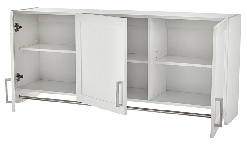 3-Door Wall Laundry Cabinet, White L0402