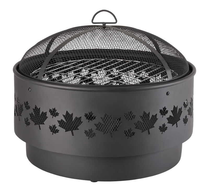 Brome Round Outdoor Wood Firepit, 24-in N9924